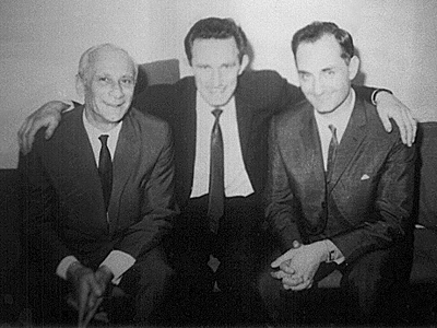 In Prague with Karel Ancerl and Martin Turnovsky, 1966